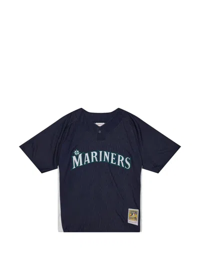 Mitchell & Ness Mlb Ichiro Suzuki Batting Practice T-shirt In Blue