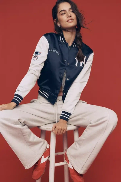 Mitchell & Ness Mlb Jacket In Blue