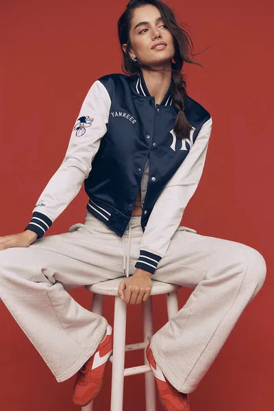 Mitchell & Ness Mlb Jacket In Blue