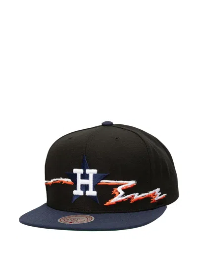 Mitchell & Ness Mlb Life Line Cooperstown Astros Cap In Multi