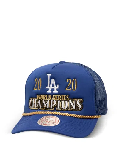 Mitchell & Ness Mlb Los Angeles Dodgers Champs Trucker Cap In Blue
