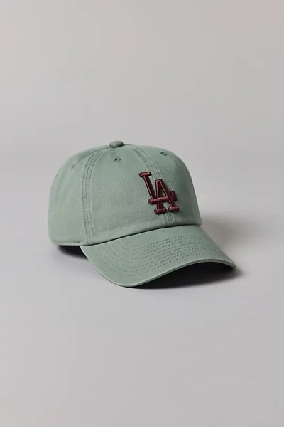 Mitchell & Ness Mlb Los Angeles Dodgers Logo Dad Hat In Mint At Urban Outfitters In Green