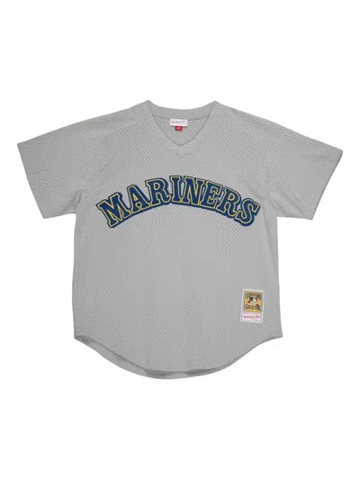 Mitchell & Ness Mlb Mariners 1989 Ken Griffey Jr T-shirt In Gray