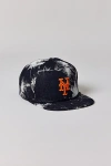 Mitchell & Ness Mlb New York Mets Acid Snapback Hat In Black, Men's At Urban Outfitters