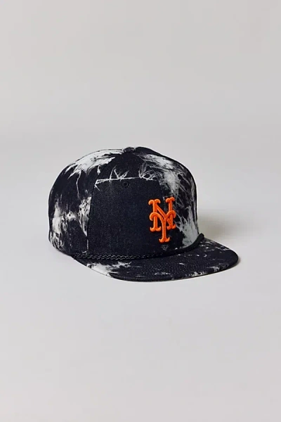 Mitchell & Ness Mlb New York Mets Acid Snapback Hat In Black, Men's At Urban Outfitters
