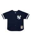 Mitchell & Ness "mlb New York Yankees 1998 Bernie Williams" Baseball Jersey Top In Blue