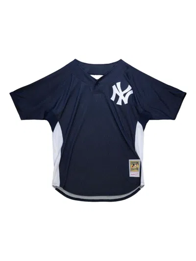 Mitchell & Ness "mlb New York Yankees 2009 Derek Jeter" Batting Practice Jersey In Blue