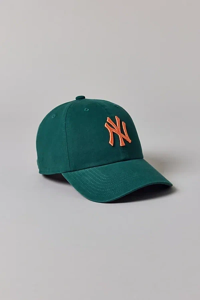 Mitchell & Ness Mlb New York Yankees Tonal Logo Dad Hat In Green Blue, Men's At Urban Outfitters