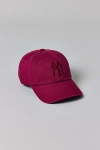 Mitchell & Ness Mlb New York Yankees Tonal Logo Dad Hat In Maroon, Men's At Urban Outfitters In Burgundy