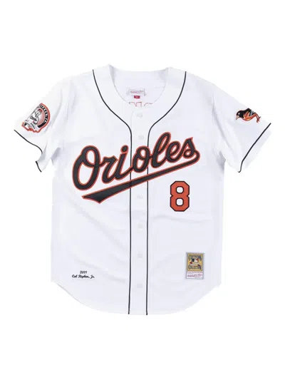 Mitchell & Ness Mlb Orioles 2001 Cal Ripken Hemd In White