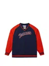 Mitchell & Ness Mlb Padres Logo Pullover Sweatshirt In Blue