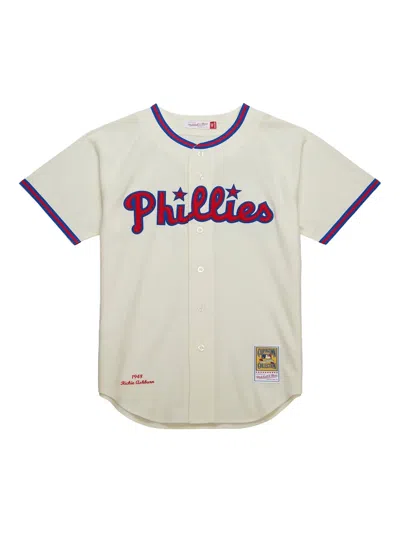 Mitchell & Ness Mlb Phillies 1948 Richie Ashburn Shirt In Multi