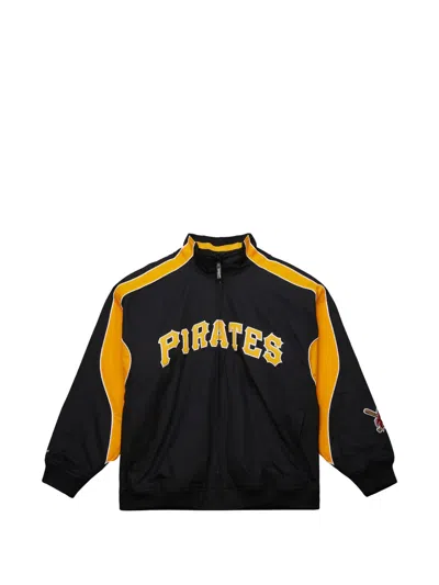 Mitchell & Ness Mlb Pirates 2005 Cooperstown Baseball Jacket In Black