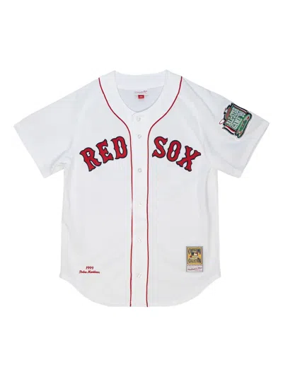 Mitchell & Ness Mlb Red Sox 1999 Pedro Martinez T-shirt In White