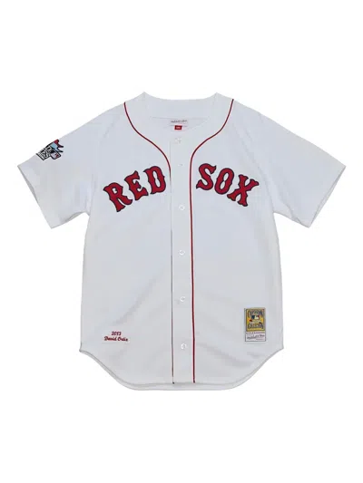 Mitchell & Ness Mlb Red Sox 2013 David Ortiz Shirt In White