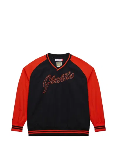 Mitchell & Ness Mlb San Francisco Giants Cooperstown Pullover In Black
