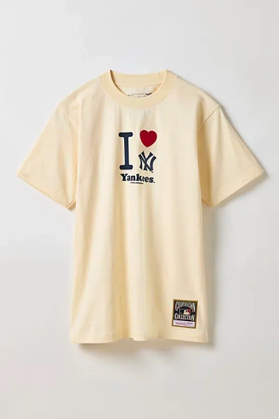 Mitchell & Ness Mlb Spring Training Graphic Tee In New York Yankees, Men's At Urban Outfitters In Yellow