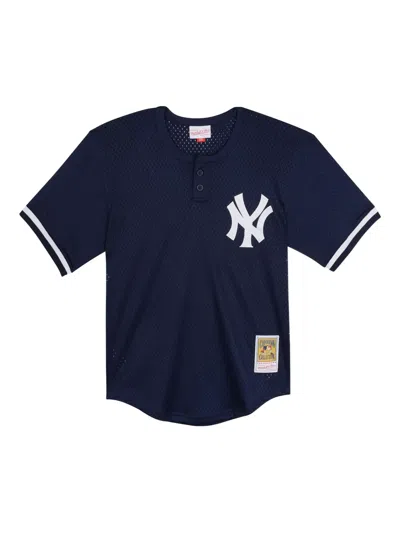 Mitchell & Ness Mlb Yankees 1995 Derek Jeter T-shirt In Blue