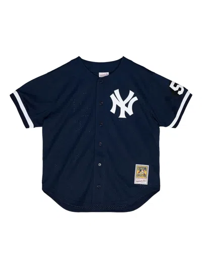 Mitchell & Ness Mlb Yankees 1999 Mariano Rivera Hemd In Animal Print