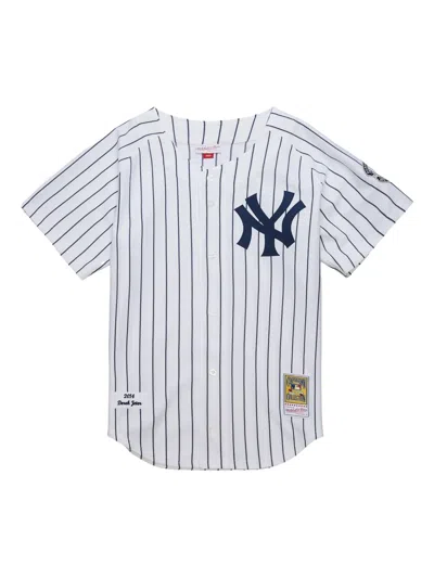 Mitchell & Ness Mlb Yankees 2014 Derek Jeter Shirt In White