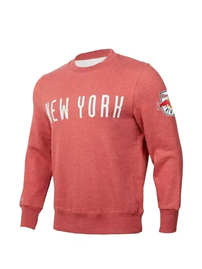 Mitchell & Ness Mls Playoff Win Crew Sweater In Orange