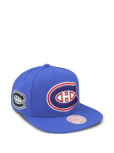 Mitchell & Ness Montreal Canadiens Nhl Alternate Flip Snapback Cap In Blue