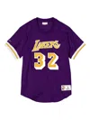 Mitchell & Ness N&n Mesh "nba La Lakers 85 Magic Johnson" T-shirt In Purple