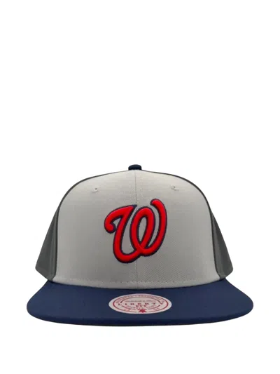 Mitchell & Ness Nationals Embroidered Cap In Gray