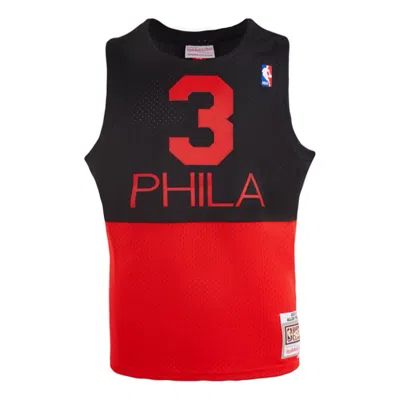Mitchell & Ness X Nba Philadelphia Colour-block Vest In Red