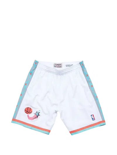 Mitchell & Ness Nba "1996 All-star West" Shorts In White