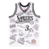 Mitchell & Ness Nba Ai World Tour Swingman Philadelphia 76ers Jersey - White