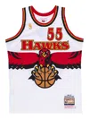Mitchell & Ness Men's Basketball Tank Top Nba Off White Team Color Swingman Jersey Hardwood Classics 1996 No 55 Dike In White