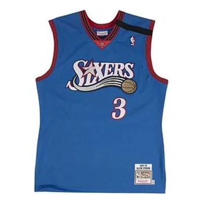 Mitchell & Ness Nba Au 76 99-00 3 In Blue