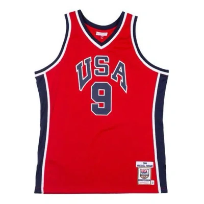 Mitchell & Ness Nba Au Usa 9 In Red