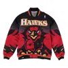 Mitchell & Ness Nba Atlanta Hawks 95 Jacket In Black
