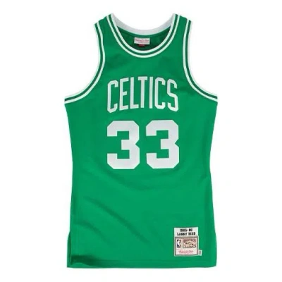 Mitchell & Ness Nba Authentic Jersey 'boston Celtics - Larry Bird 1985-86' In Green