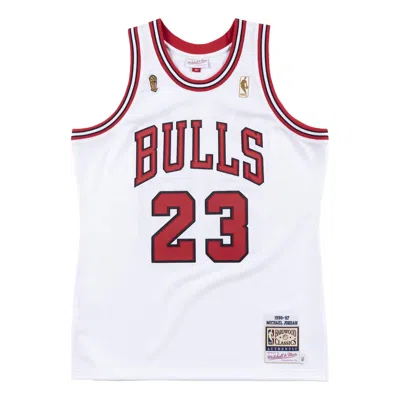 Mitchell & Ness Nba Authentic Jersey Chicago Bulls 1996-97 Michael Jordan 'white Red'