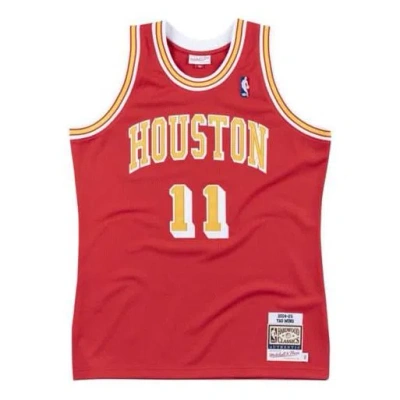 Mitchell & Ness Nba Authentic Jersey 'houston Rockets - Yao Ming 2004/05' In Red