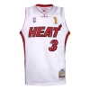 Mitchell & Ness 2005/06 Nba Finals Dwyane Wade Miami Heat "white" Jersey In White
