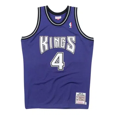 Mitchell & Ness Nba Authentic Jersey 'sacramento Kings - Chris Webber 1998-99' In Blue