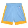 Mitchell & Ness "nba La Lakers 2001" Basketball Shorts In Blue