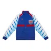 Mitchell & Ness Hardwood Classics New Jersey Nets 1993/94 Authentic Warm-up Jacket In Blue