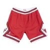 Mitchell & Ness Chicago Bulls 1997/98 Authentic Road Shorts In Red