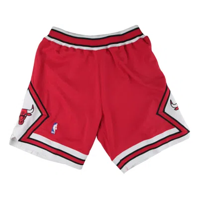 MITCHELL & NESS MITCHELL & NESS NBA AUTHENTIC SHORTS CHICAGO BULLS ROAD 1997-98 'RED WHITE'