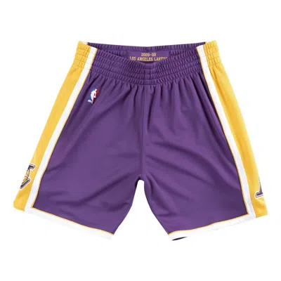 Mitchell & Ness Nba Authentic Shorts Los Angeles Lakers Road 2008-09 'purple Yellow'
