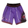 Mitchell & Ness Nba Authentic Shorts Toronto Raptors Road 1998-99 'purple Black'