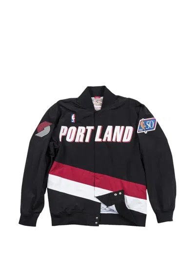Mitchell & Ness Nba Authentic Warm Up Jacket In Multi