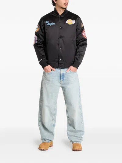 Mitchell & Ness Nba Blackout Heavyweight Buttoned Jacket