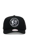 Mitchell & Ness Nba Brooklyn Nets Trucker Cap In Black