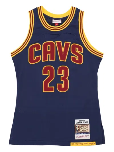 Mitchell & Ness Nba Cavaliers 2015 Lebron James Tank Top In Blue